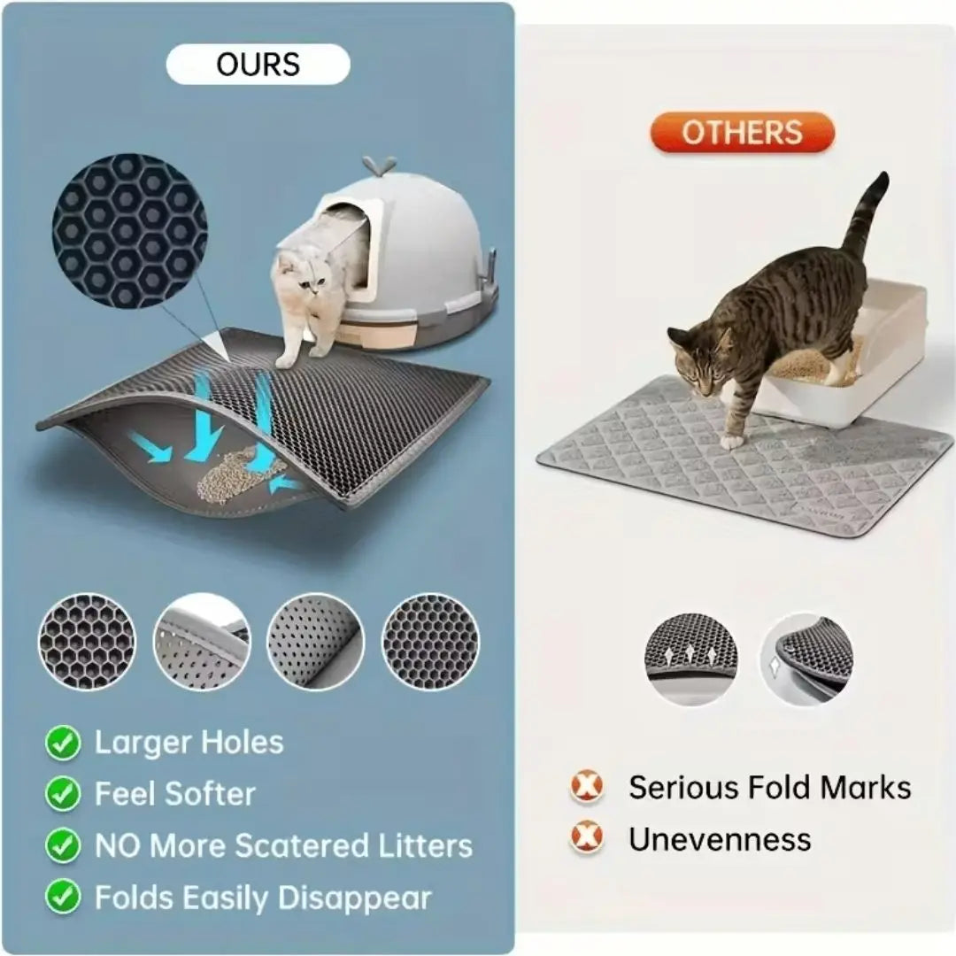 Pawfolia - Mess Free Litter Mat (Buy 1 Get 1 Free)